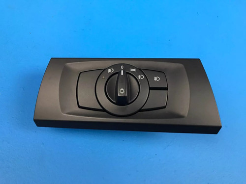 06 07 08 BMW E90 E92 E93 328I 335I HEADLIGHT FOGLIGHT CONTROL SWITCH BLACK used OEM headlight