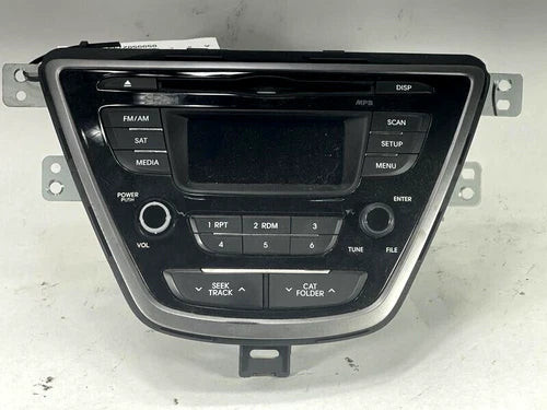 2013 Hyundai Elantra 1.8L AM FM Stereo CD MP3 Radio Receiver ID 961703X155 OEM used OEM radio receiver