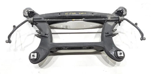 15-20 MERCEDES W205 X253 C300 GLC REAR SUBFRAME CROSSMEMBER W/ STABILIZER BAR used OEM sway bar