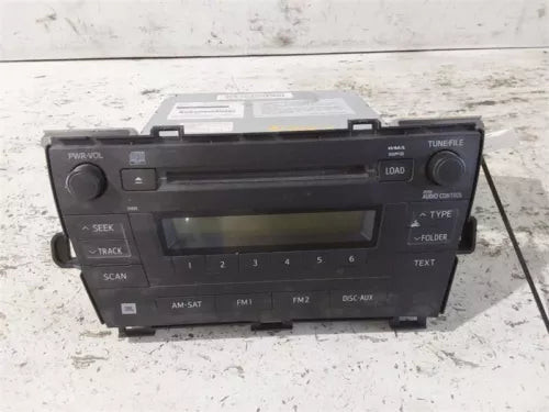 2010-2011 Toyota Prius AM FM CD Radio Receiver ID 51882 W/O Navigation OEM used OEM radio receiver