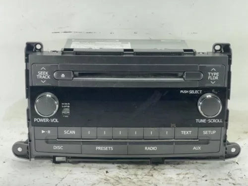 2011 2012 2013 2014 Toyota Sienna AM FM CD MP3 Radio Receiver ID P1842 OEM used OEM radio receiver