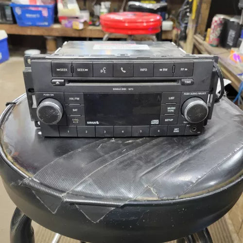 2009-2011 Dodge Ram 1500 Radio Receiver AM-FM CD RES With Satellite Opt Oem used OEM radio receiver
