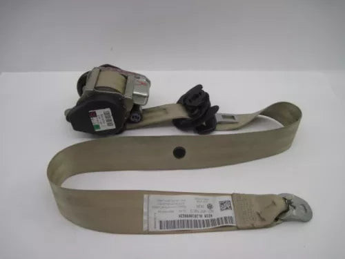 2006-2010 Volkswagen PASSAT Front RH Passenger Seat Belt Retractor Assembly TAN Used OEM seat belt assembly used OEM seat belt assembly