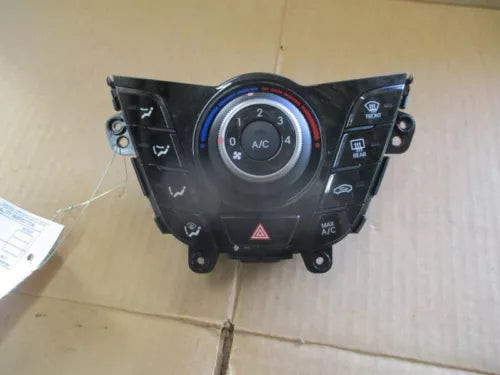 2012-2017 Hyundai Veloster Manual AC Heater Climate Temperature Control Gloss used OEM A/C climate control module