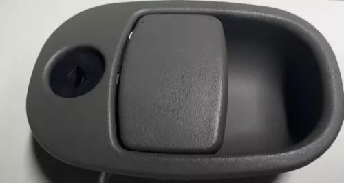 2002-2005 TRAILBLAZER ENVOY BRAVADA RAINIER GLOVE BOX LATCH HANDLE DARK GRAY used OEM glove box