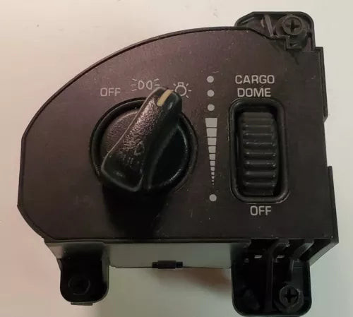 1998-2001 DODGE RAM HEADLIGHT HEAD LIGHT LAMP SWITCH WITH FOG 99 98 00 1500 2500 used OEM headlight