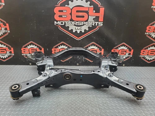 2009-2020 NISSAN 370Z NISMO REAR SUB FRAME CROSS MEMBER K FRAME CRADLE OEM #72 used OEM rear subframe and crossmember