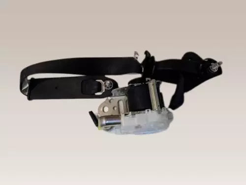 2008-2013 Nissan Altima Coupe Left Driver Seat Belt Retractor Assembly Black Oem used OEM seat belt assembly