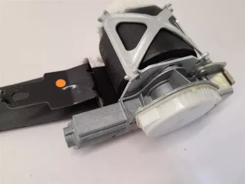 2011-2015 Hyundai Sonata Front Left Driver Seat Belt Retractor Assembly Black used OEM seat belt assembly