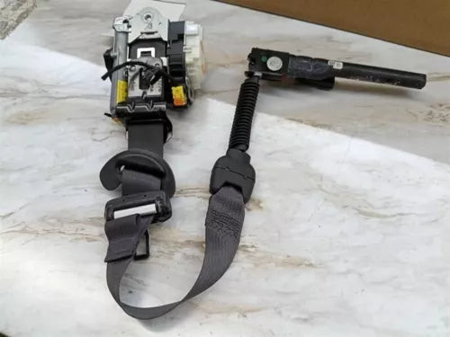 2013-2015 Ford Explorer Front Right Passenger Seat Belt Retractor Assembly Black used OEM seat belt assembly