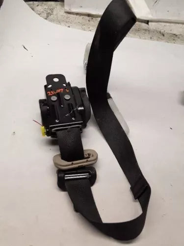 2017-2019 Nissan Sentra Front LH Driver Seat Belt Retractor From 08/01/17 Black used OEM seat belt assembly