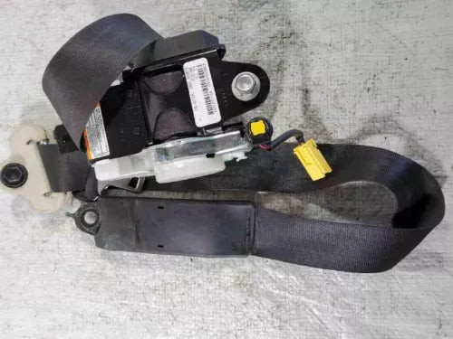 2012-2013 Honda CRV Front Left Driver Seat Belt Retractor Black Oem used OEM seat belt assembly