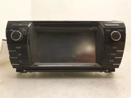 2015-2016 Toyota Corolla OEM Radio Display Receiver AM FM CD 100571 86140-02470 used OEM infotainment display