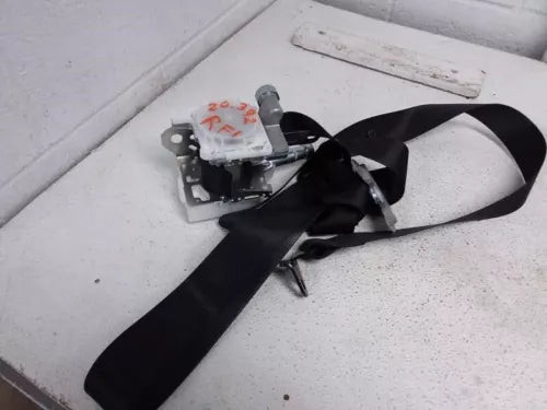 2014-2019 Toyota Highlander Front Right Passenger Seat Belt Retractor Black Oem used OEM seat belt assembly