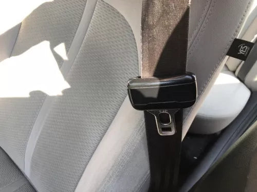 2018-2019 Hyundai Sonata Front Left Driver Seat Belt Retractor Black Oem used OEM seat belt assembly