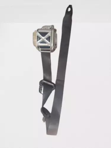 2008-2010 Jeep Wrangler 4DR Front Driver (LHD) Seat Belt Retractor Black Oem used OEM seat belt assembly