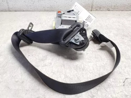 2010-2014 Ford Mustang Coupe Front Left Driver Seat Belt Retractor Black Oem used OEM seat belt assembly