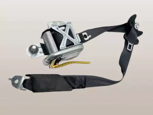 2009-2014 Acura TL Front Left Driver Seat Belt Retractor Black Oem used OEM seat belt assembly