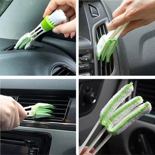 4x Car Air Vent Cleaning Brush Interior Multifunction Auto Detailing Care Tool used OEM auto part