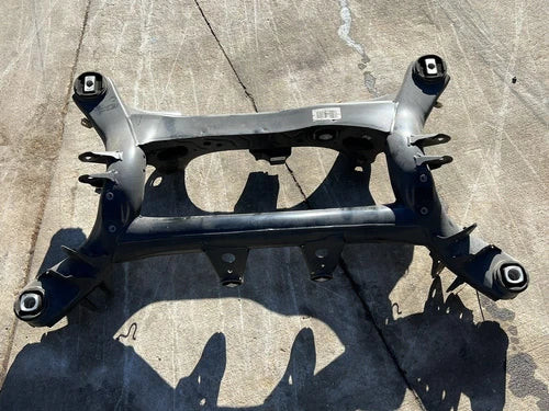 2015-2016 BMW 428ix F36 OEM Rear Suspension Subframe Crossmember K Frame 6869099 used OEM rear subframe and crossmember