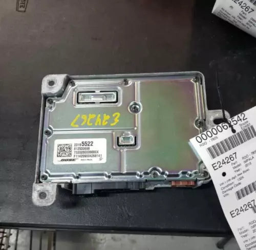 2014-2020 Chevy Impala Bose Audio System Amplifier w/o Active Noise Control OEM used OEM audio amplifier