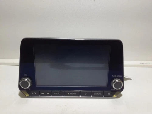 2019-2022 Nissan Altima Radio Receiver AM FM CD Player Screen W/o Navigation OEM used OEM radio receiver