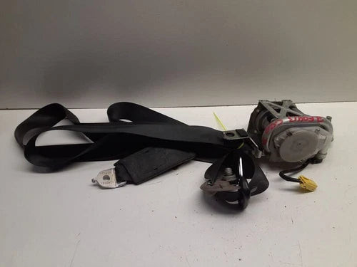 2008-2009 Honda Accord Sedan Front Right Passenger Seat Belt Retractor Black Oem used OEM seat belt assembly