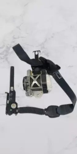 2016-2019 Ford Explorer Front Right Passenger Seat Belt Retractor Black OEM used OEM seat belt assembly