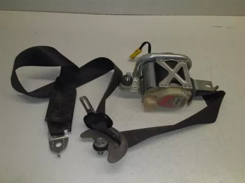 2008-2009 Honda Accord Sedan Front Left Driver Seat Belt Retractor Black Oem used OEM seat belt assembly