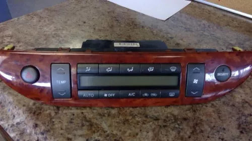 2002-2006 Toyota Camry A/C Heater Temperature Climate Control Single Plug Auto used OEM A/C climate control module
