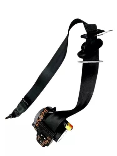 2012 Ford Focus Front Left Driver Seat Belt Retractor Black OEM used OEM seat belt assembly