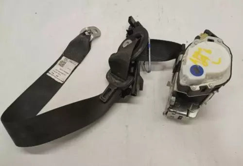 2011- 2018 Volkswagen Jetta Left Driver Seat Belt Retractor Sedan Black Oem used OEM seat belt assembly