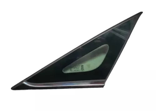 Hyundai Sonata Passenger Right RH Quarter Glass w/ Chrome Strip 2011-2014 OEM used OEM auto part