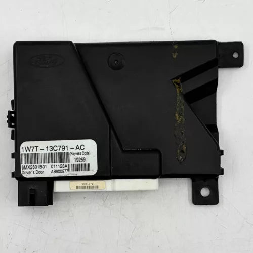 Ford / Lincoln Keyless Entry Driver Door Module OEM 1998-2002 1W7T-13C791-AC used OEM keyless entry module