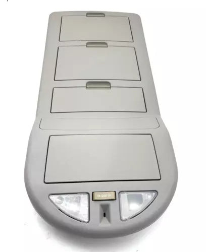 Nissan Titan Armada QX56 Front Overhead Roof Console Grey OEM | 2004 2012 | H617 used OEM center console