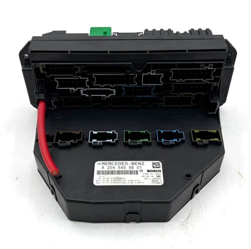 Mercedes W204 C300 C350 C63 Front SAM Module Relay Fuse Box 08 09 OEM 2045455601 used OEM fuse box or power module