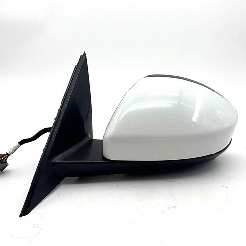 17-20 F-Pace White Cap Driver Side Left LH Power Door Mirror OEM Factory WTY OE used OEM door mirror
