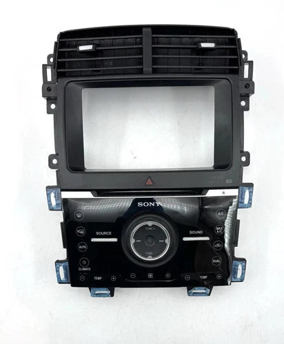 Ford Edge Sony Radio Face Climate Control Panel 2011-2014 BT4T-18A802-CL used OEM A/C climate control module