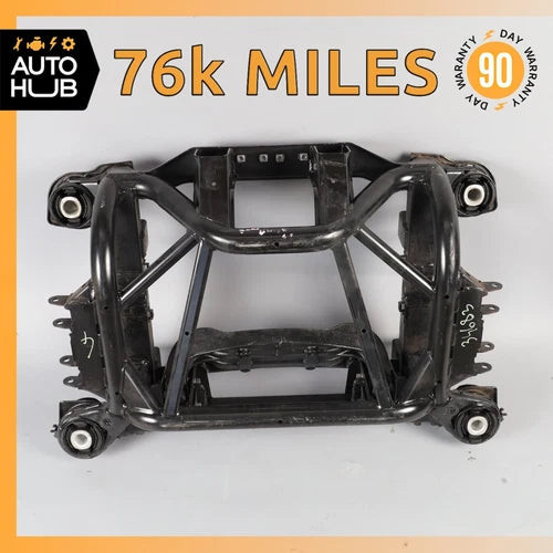 2008-2019 Maserati GranTurismo M145 Used OEM Rear Subframe Crossmember 45F1AF used OEM rear subframe and crossmember