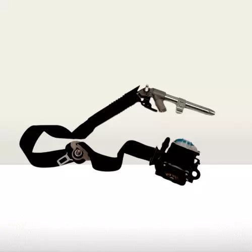 2014 2016 Mazda 6 Front Left Driver Seat Belt Retractor Black OEM used OEM seat belt assembly