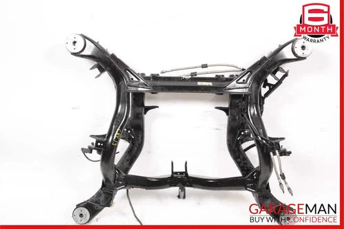 11-17 Porsche Cayenne 958 Rear Subframe Sub Frame Cross Member Support Cradle used OEM subframe bracket and support