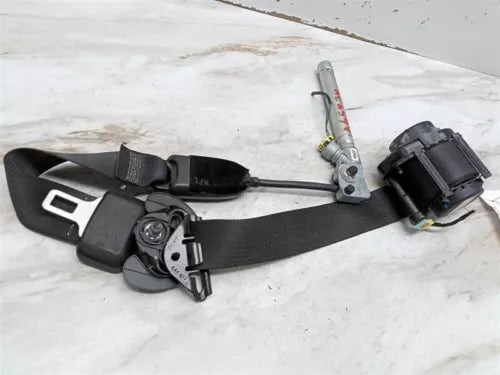2012-2014 Chevy Sonic Front Left Driver Seat Belt Retractor Assy Blk US OEM used OEM seat belt assembly