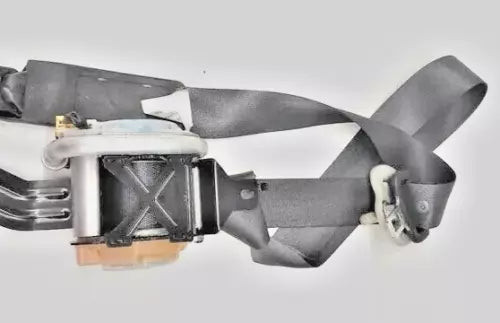 2009-2013 Honda Fit Front Right Passenger Seat Belt Retractor Gray OEM used OEM seat belt assembly