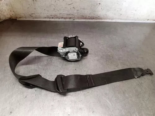 2015-2016 Chevy Cruze Front Left Driver Seat Belt Retractor Black OEM used OEM seat belt assembly