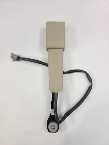 2011-2014 Dodge Durango Front Driver Seat Belt Buckle Tan Electric Seat OEM used OEM seat belt assembly