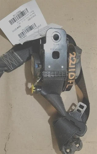2011-2012 Dodge Journey Front Left Driver Seat Belt Retractor Black OEM used OEM seat belt assembly