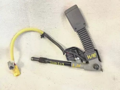 2001-2005 Honda Civic Front Left Driver Seat Belt Buckle Sedan Gray OEM used OEM seat belt assembly