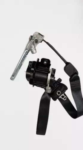2014-2016 Jeep Cherokee Front Left Driver Seat Belt Retractor BLACK OEM used OEM seat belt assembly
