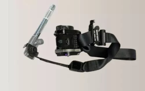 2014-2016 Jeep Cherokee Front Right Passenger Seat Belt Retractor BLACK OEM used OEM seat belt assembly