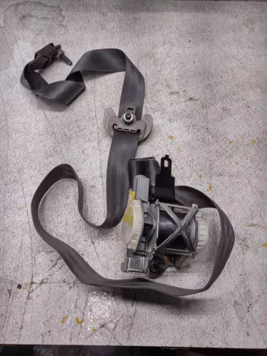 2011-2013 Kia Forte SEDAN Front Left Driver Seat Belt Retractor BLACK OEM used OEM seat belt assembly